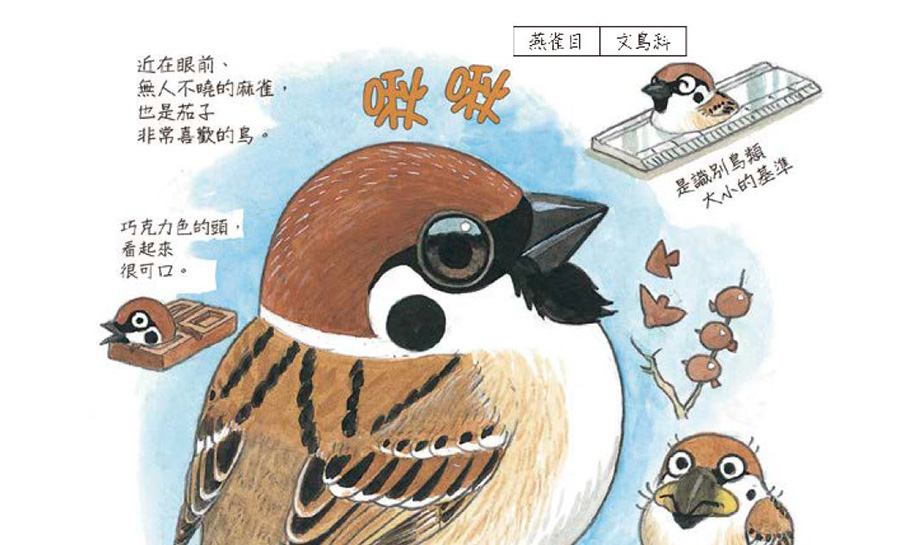 鳥類圖鑑也搞笑？